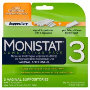 Monistat 3-Day Yeast Infection Treatment, Suppositories